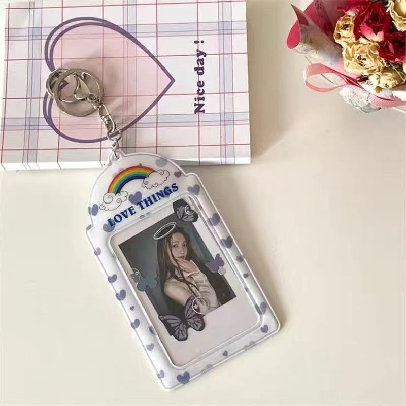 K-Pop Photocard Holder with Chain – Protective Idol Card Sleeves