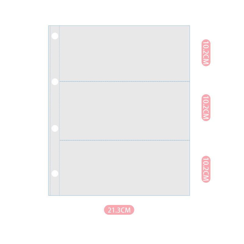 Glitter Photo & Postcard Album Binder Rainbow Shimmer Commemorative Storage Book