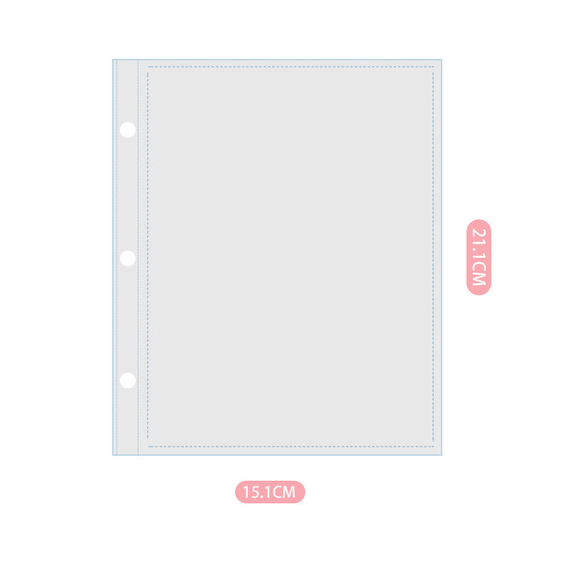 Glitter Photo & Postcard Album Binder Rainbow Shimmer Commemorative Storage Book