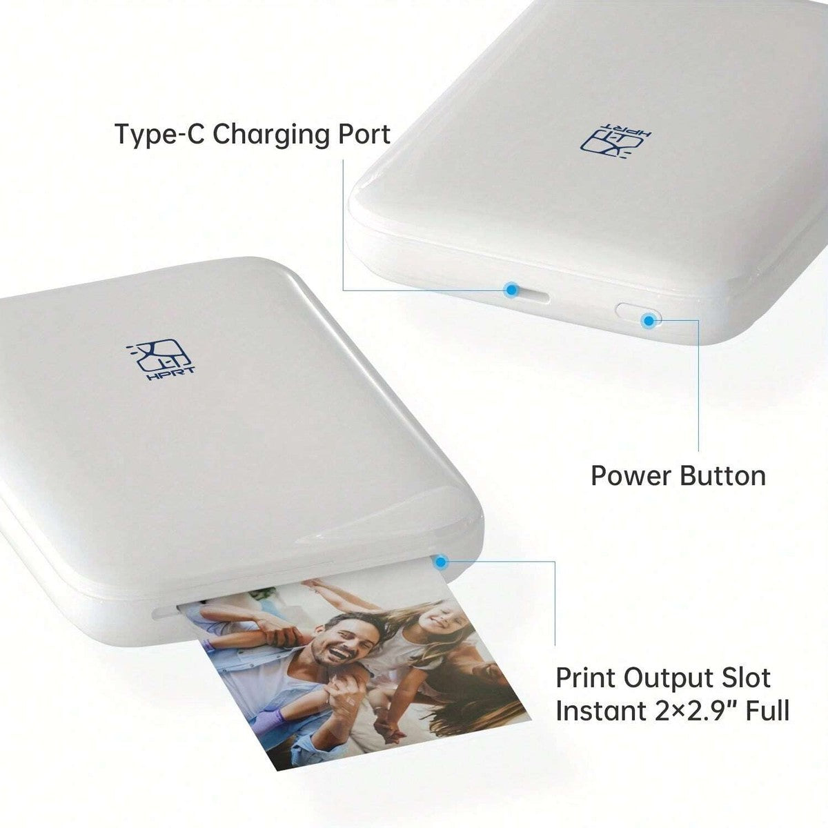 HPRT MT53 Mini ZINK Photo Printer